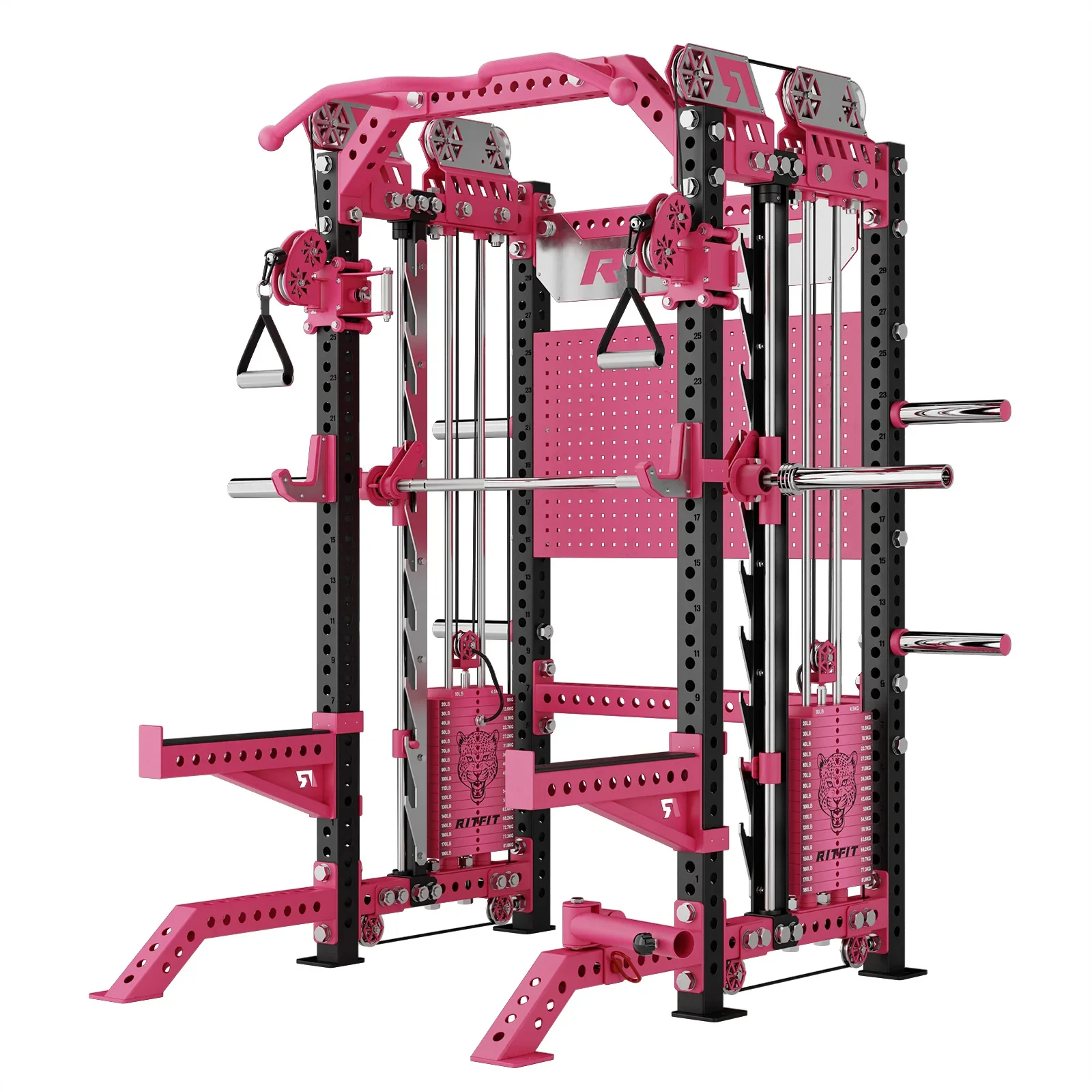 RitFit M3 Home Gym Smith Machine with Cable Crossover - Image 12