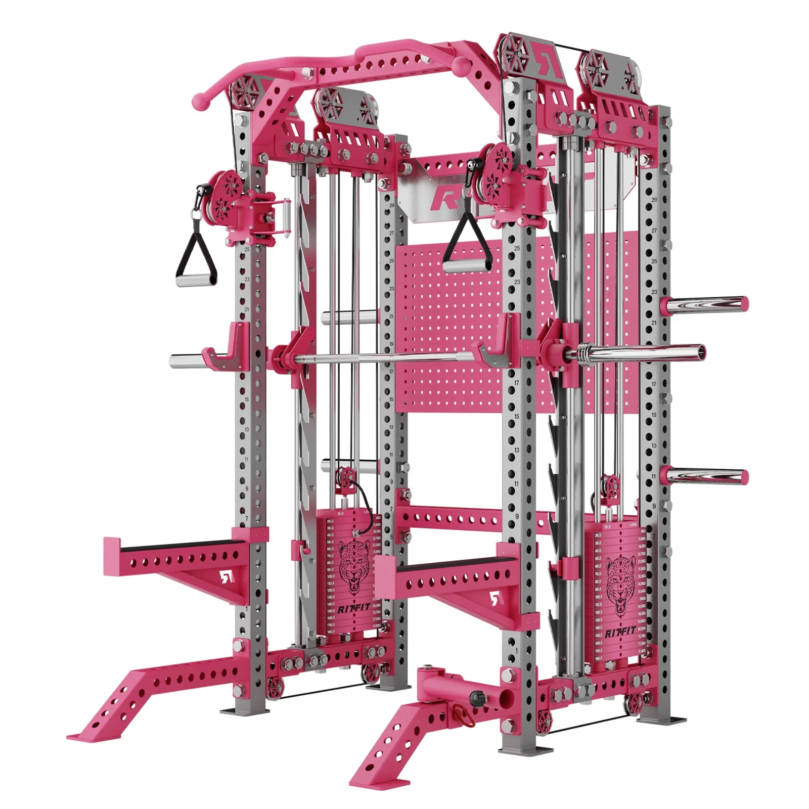 RitFit M3 Home Gym Smith Machine with Cable Crossover - Image 13