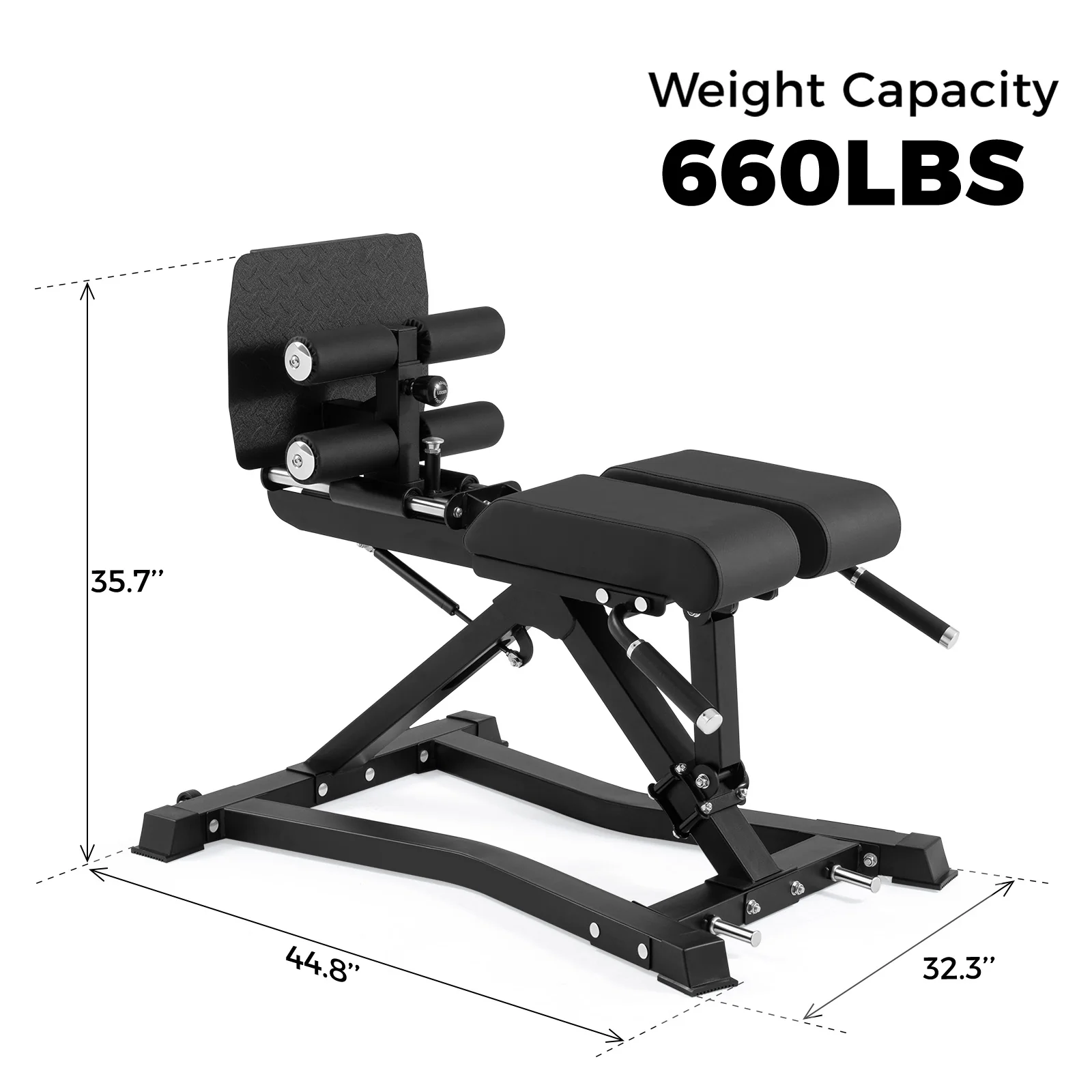 RitFit BE01 Adjustable Back Extension Machine for Home and Gym - Image 2