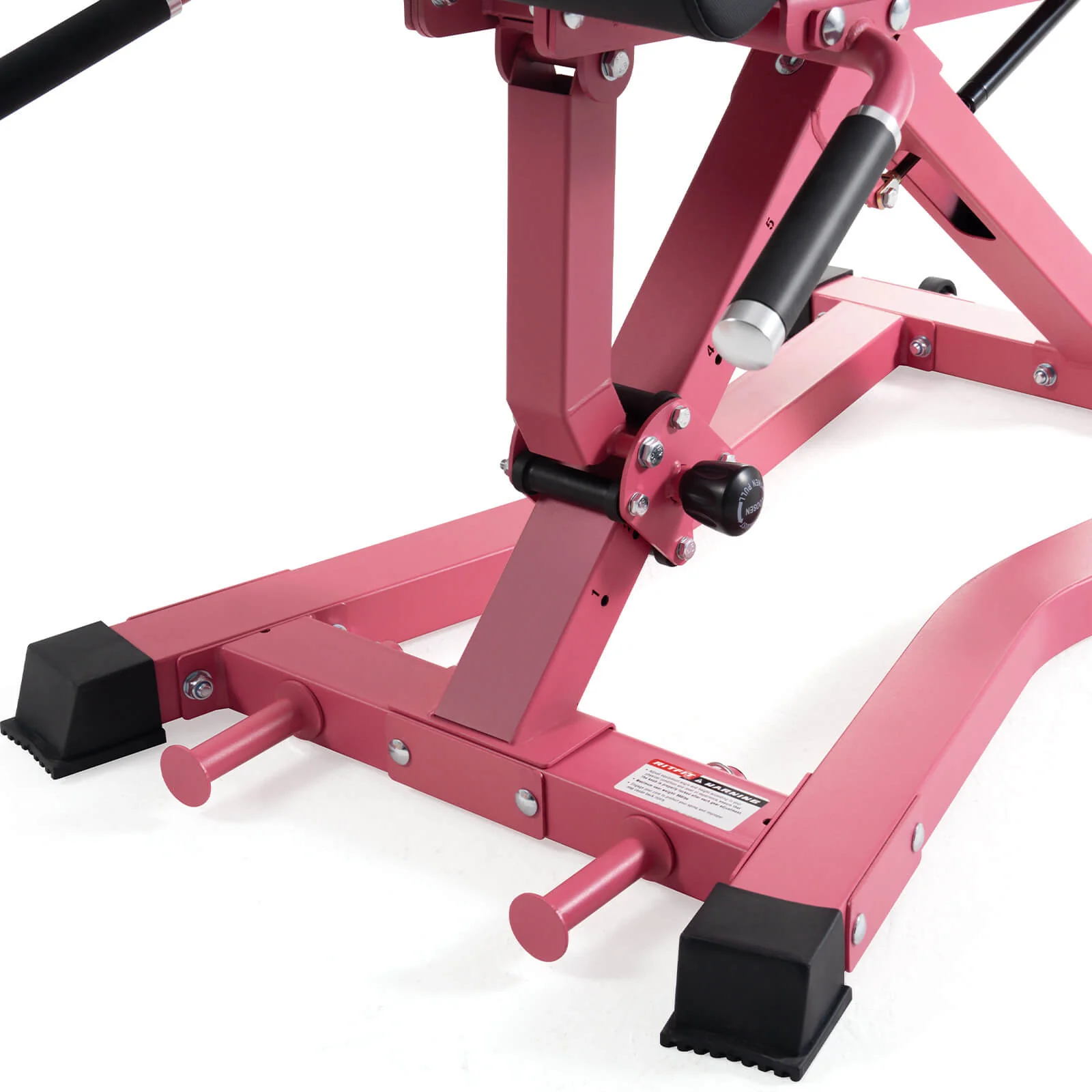 RitFit BE01 Pink Adjustable Back Extension Machine for Home and Gym - Image 6
