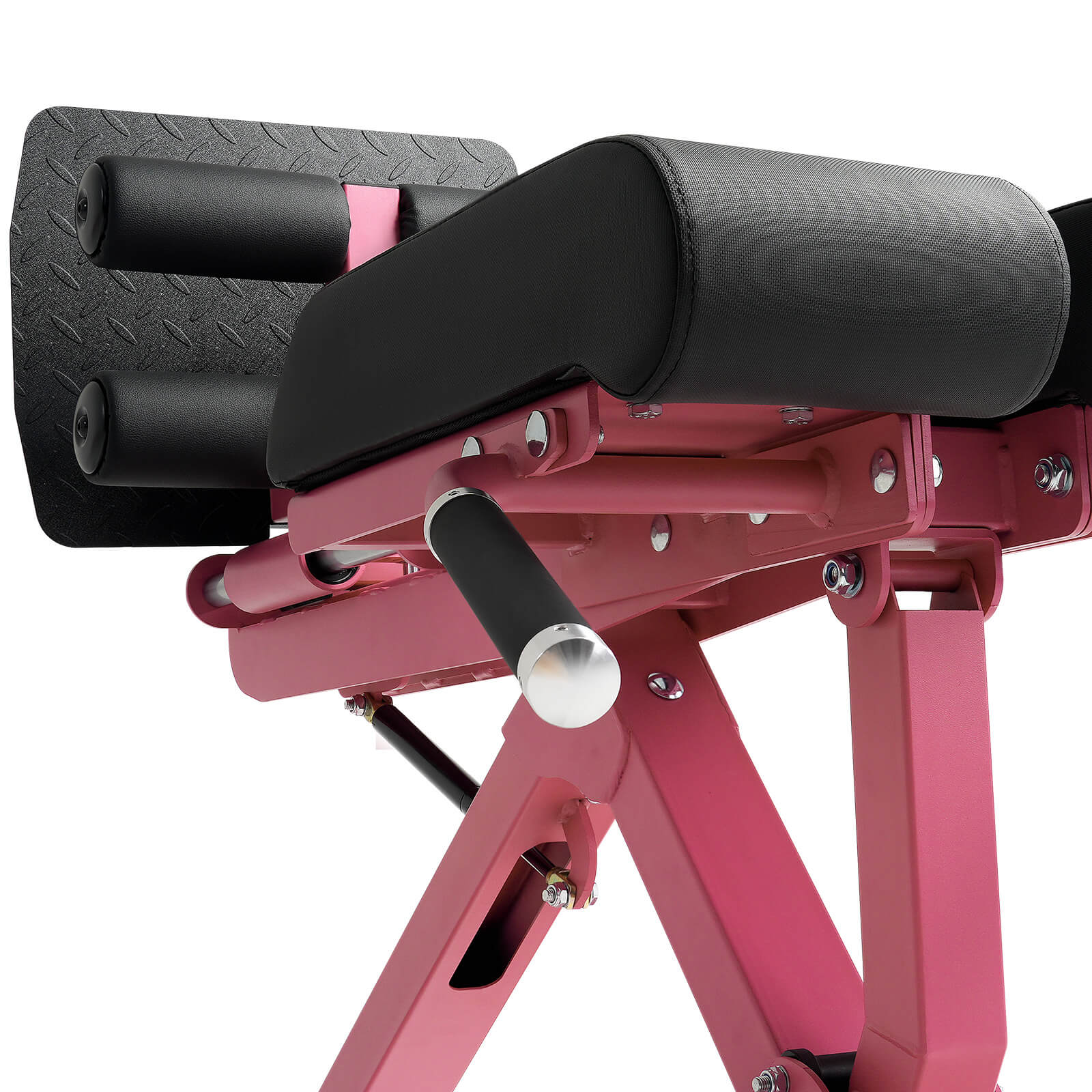 RitFit BE01 Pink Adjustable Back Extension Machine for Home and Gym - Image 7