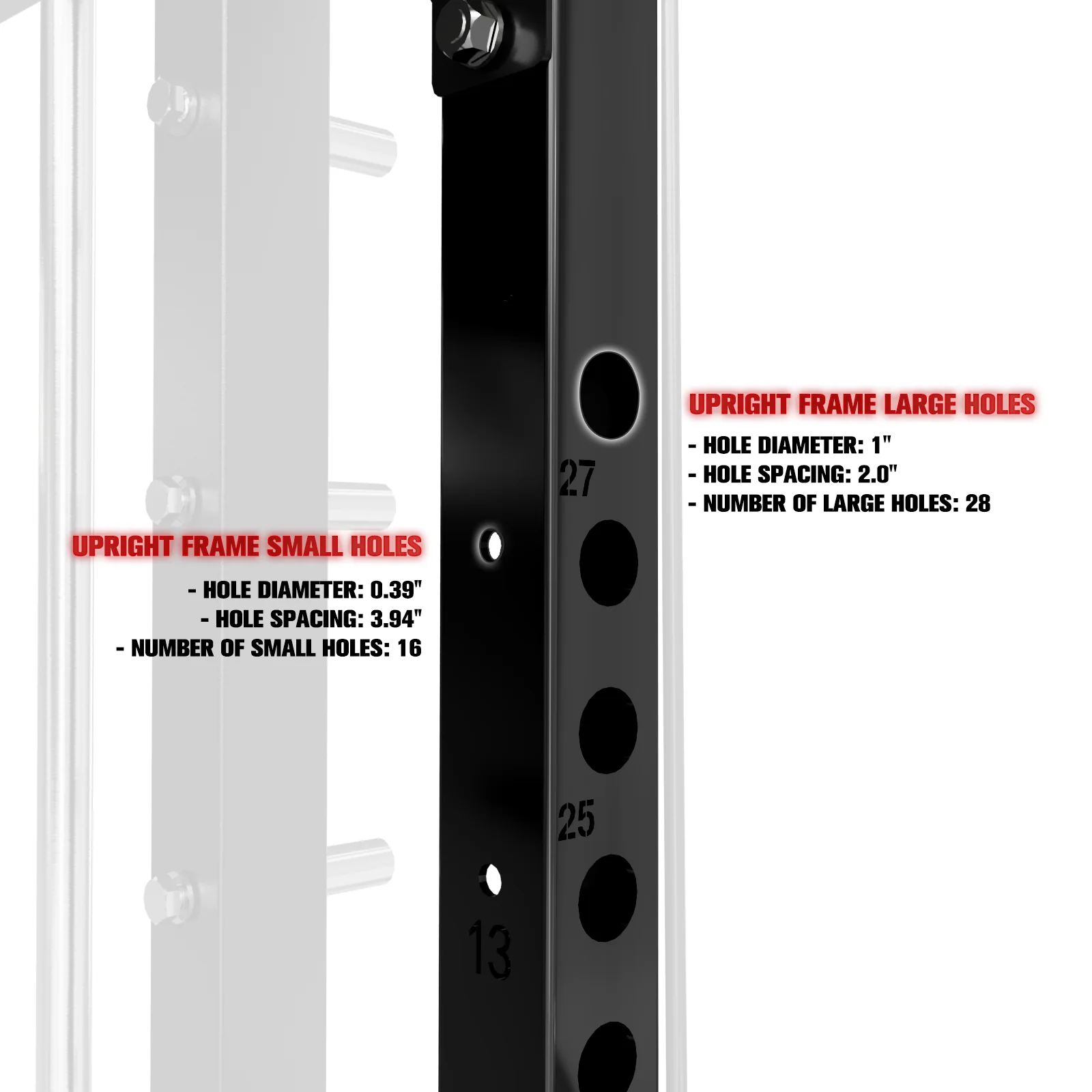 RitFit FUM1 11-GAUGE Upright Frame (Only for M1 PRO) - Image 2
