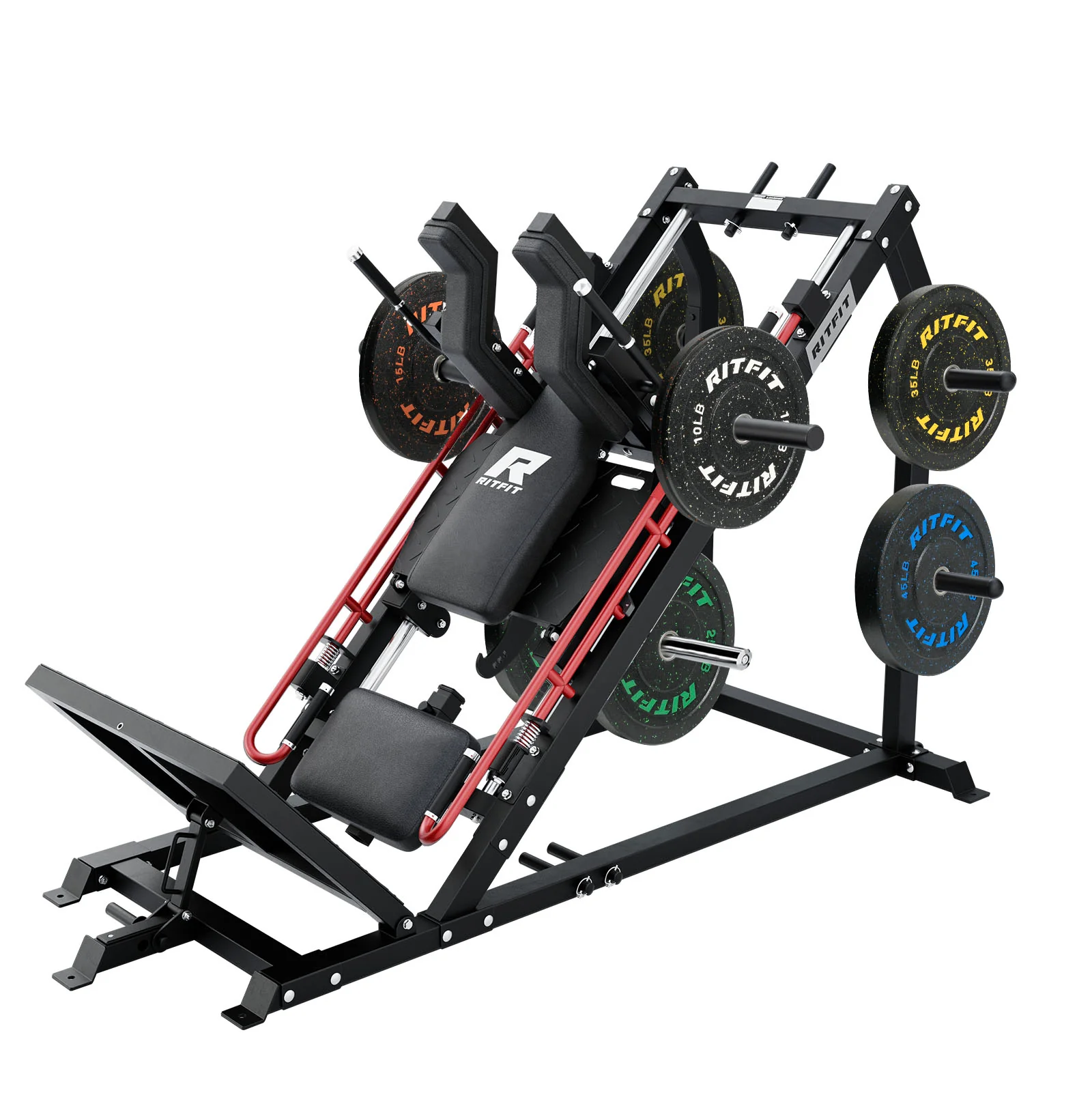 RitFit GAZELLE PRO 3-in-1 Leg Press & Hack Squat Machine Set - Image 23