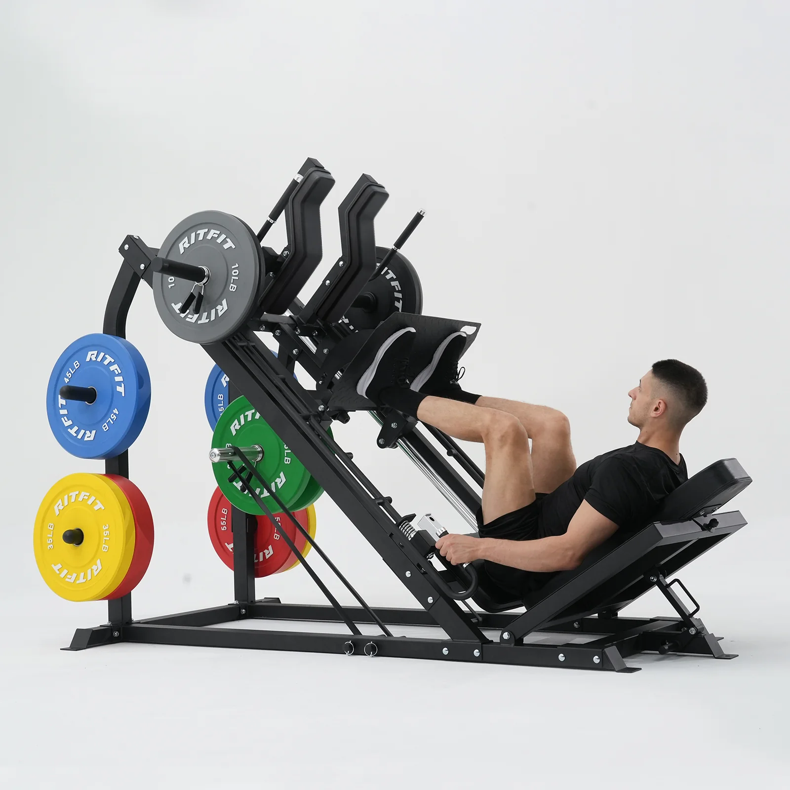 RitFit GAZELLE PRO 3-in-1 Leg Press & Hack Squat Machine Set - Image 9