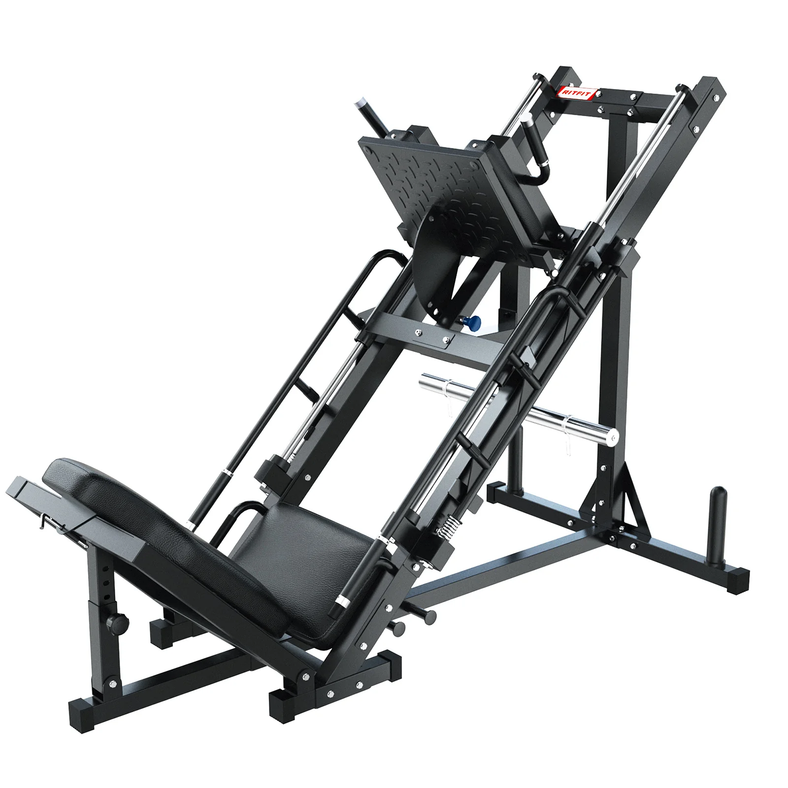 RitFit M1 PRO Multi-Functional Smith Machine with Cable Crossover System and Squat Rack for Home Gym - Image 4