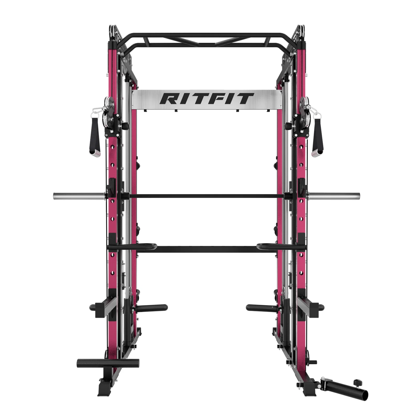 RitFit Pink M1 PRO Multi-Functional Smith Machine Home Gym Package - Image 11
